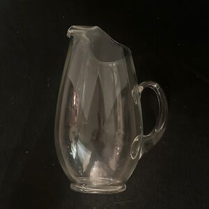Elegant Clear Glass Pitcher